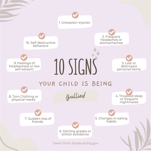 10signs of bullying